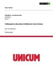 Cover von Fallbeispiel zu Bourdieus Feldtheorie: Paul Verlaine