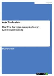 Cover von Der Weg der Vergnügungsparks zur Kommerzialisierung