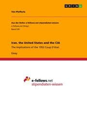 Cover von Iran, the United States and the CIA