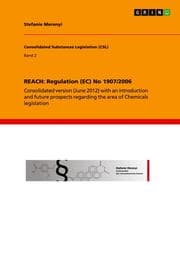 Cover von REACH: Regulation (EC) No 1907/2006