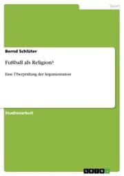 Cover von Fußball als Religion?