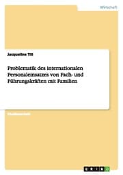 Cover von Problematik des internationalen Personaleinsatzes von Fach- und Führungskräften mit Familien