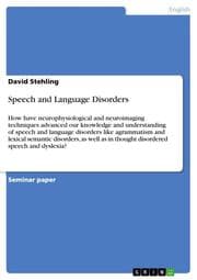 Cover von Speech and Language Disorders