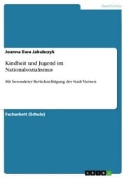 Cover von Kindheit und Jugend im Nationalsozialismus