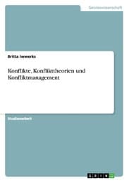 Cover von Konflikte, Konflikttheorien und Konfliktmanagement