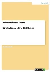Cover von Wechselkurse - Eine Einführung