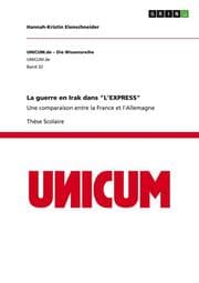 Cover von La guerre en Irak dans 'L'EXPRESS'