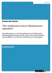 Cover von 'Wie weltfremd ist dieser Elfenbeinturm eigentlich?'