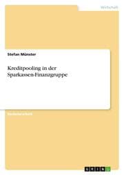 Cover von Kreditpooling in der Sparkassen-Finanzgruppe