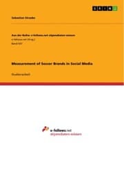 Cover von Measurement of Soccer Brands in Social Media