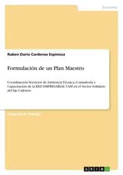 Cover von Formulación de un Plan Maestro