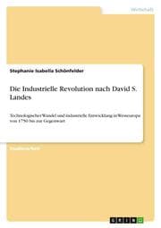 Cover von Die Industrielle Revolution nach David S. Landes