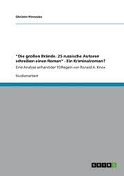 Cover von 'Die großen Brände.25 russische Autoren schreiben einen Roman' - Ein Kriminalroman?