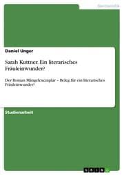 Cover von Sarah Kuttner.Ein literarisches Fräuleinwunder?