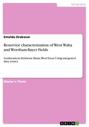 Cover von Reservior characterization of West Waha and Worsham-Bayer Fields