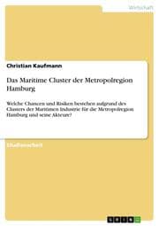 Cover von Das Maritime Cluster der Metropolregion Hamburg