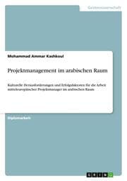 Cover von Projektmanagement im arabischen Raum