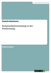 Cover von Kommunikationstraining in der Paarberatung