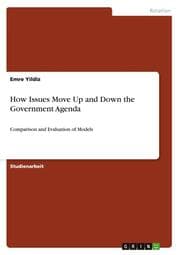 Cover von How Issues Move Up and Down the Government Agenda