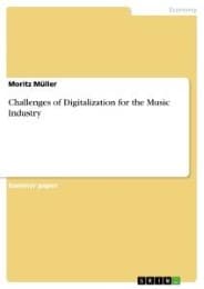 Cover von Challenges of Digitalization for the Music Industry