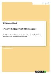 Cover von Das Problem der Arbeitslosigkeit
