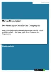 Cover von Die Vereinigte Ostindische Compagnie