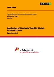 Cover von Application of Stochastic Volatility Models in Option Pricing