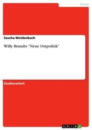 Cover von Willy Brandts 'Neue Ostpolitik'