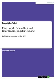 Cover von Funktionale Gesundheit und Beeinträchtigung der Teilhabe