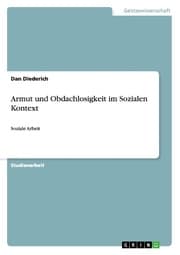 Cover von Armut und Obdachlosigkeit im Sozialen Kontext