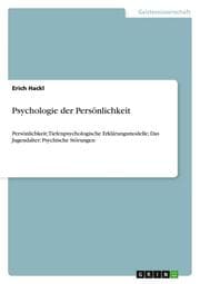 Cover von Psychologie der Persönlichkeit