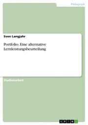 Cover von Portfolio. Eine alternative Lernleistungsbeurteilung