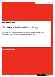 Cover von Wer trägt Schuld am Kalten Krieg?