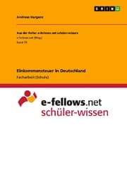 Cover von Einkommensteuer in Deutschland