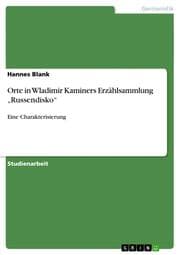 Cover von Orte in Wladimir Kaminers Erzählsammlung Russendisko