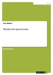 Cover von Wandel der Sportvereine