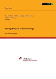 Cover von Teenage Rampage. School shootings