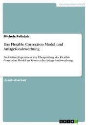 Cover von Das Flexible Correction Model und Anlagefondswerbung