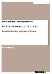 Cover von Die Liberalisierung des Luftverkehrs