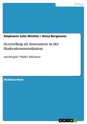 Cover von Storytelling als Instrument in der Markenkommunikation