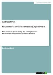 Cover von Finanzmarkt und Finanzmarkt-Kapitalismus