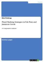 Cover von Plural Marking Strategies in Tok Pisin and Jamaican Creole