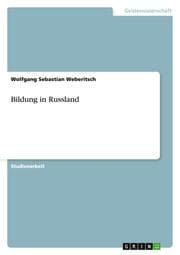 Cover von Bildung in Russland