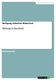 Cover von Bildung in Russland
