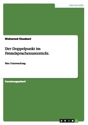 Cover von Der Doppelpunkt im Fremdsprachenunterricht.