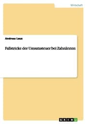 Cover von Fallstricke der Umsatzsteuer bei Zahnärzten