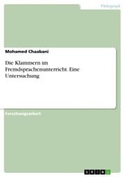 Cover von Die Klammern im Fremdsprachenunterricht. Eine Untersuchung