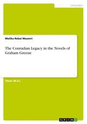 Cover von The Conradian Legacy in the Novels of Graham Greene