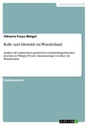 Cover von Rolle und Identität im Wunderland