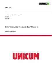 Cover von Unterrichtsstunde: Terraband (Sport Klasse 4)